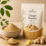 Herboria Ginger Powder with dried ginger root ingredient