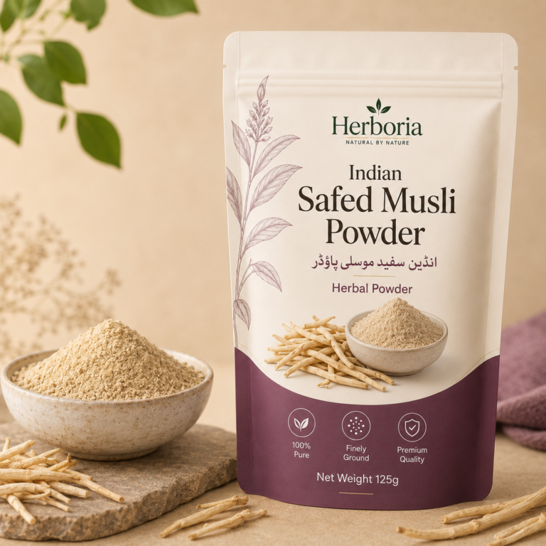 Herboria Indian Safed Musli Powder 125g pouch