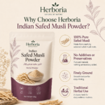 Herboria Indian Safed Musli Powder prepared for traditional herbal use