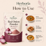Fine texture of Herboria dehydrated Red Onion Powder