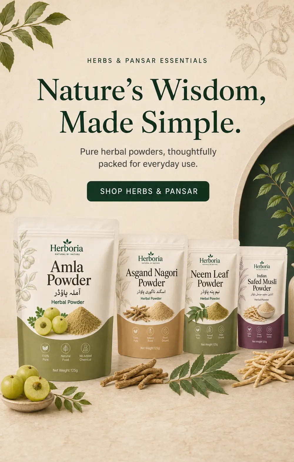 Herbs and Pansar Mobile