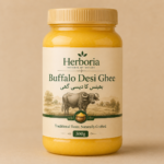 Herboria Buffalo Desi Ghee in 500g and 1kg sealed bottles