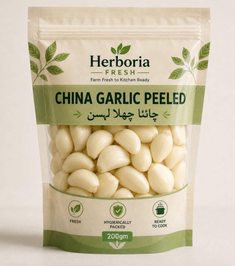 Herboria fresh China Peeled Garlic 200g in Lahore