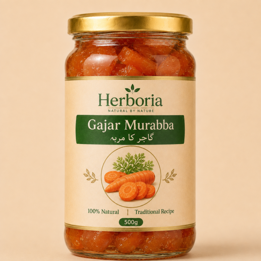Herboria Gajar Ka Murabba traditional Carrot Murabba jar