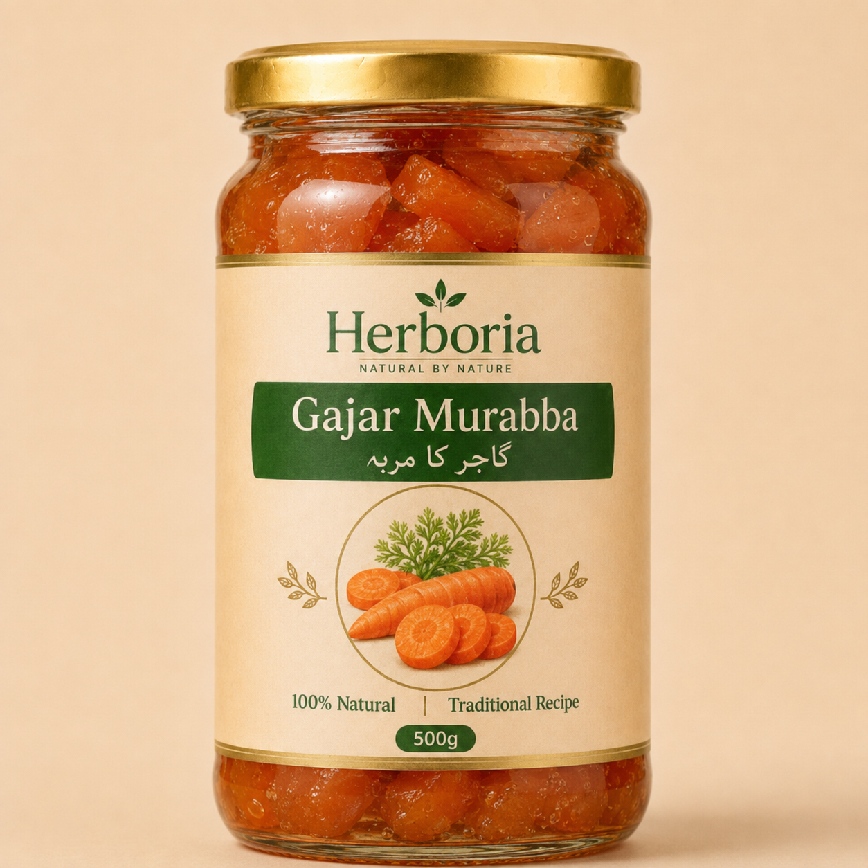 herboria-gajar-ka-murabba-carrot-murabba Herboria Gajar Ka Murabba traditional Carrot Murabba jar