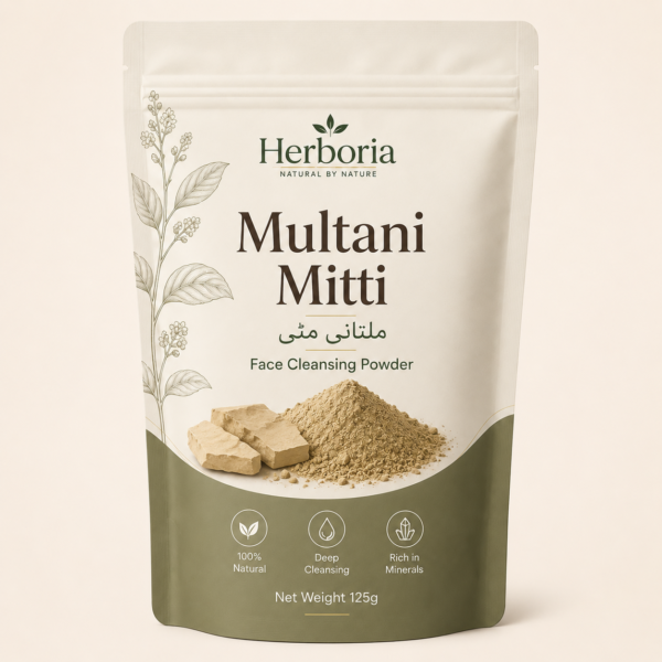 Herboria Multani Mitti Powder Fuller’s Earth Clay 100g pouch