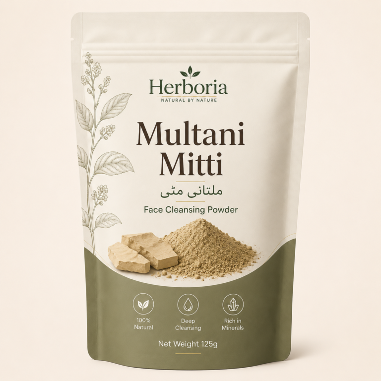 Herboria Multani Mitti Powder Fuller’s Earth Clay 100g pouch