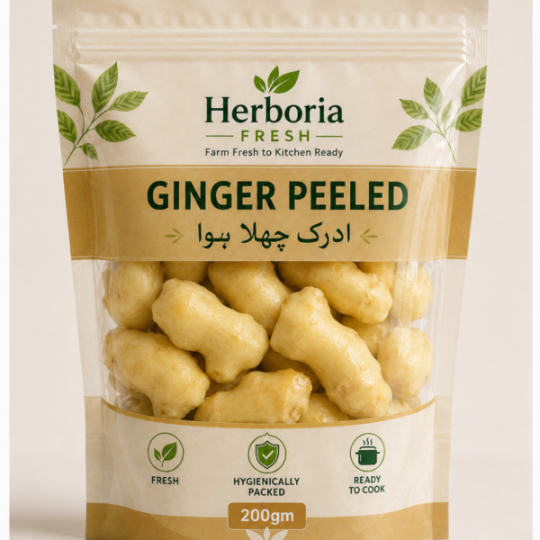 Herboria fresh Peeled Ginger Adrak in Lahore