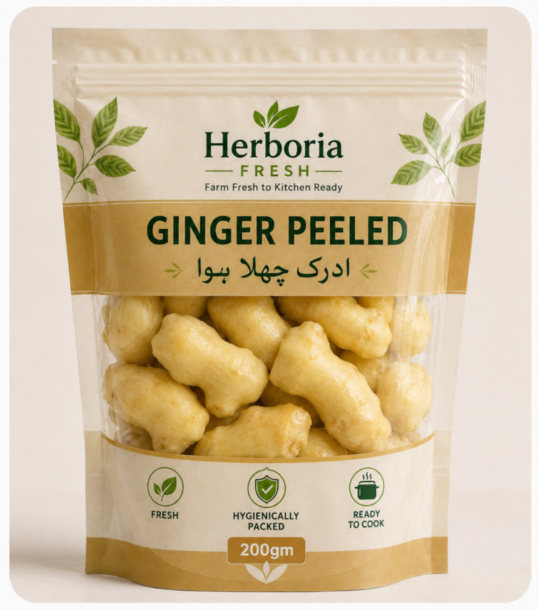 Herboria fresh Peeled Ginger Adrak in Lahore