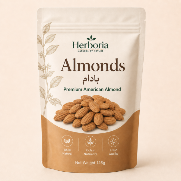 Herboria Premium American Almonds Without Shell Badam Giri Pakistan