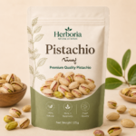 Close-up texture of Herboria Premium Pistachios
