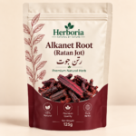 Herboria Alkanet Root Ratan Jot 125g premium natural dried herb pouch