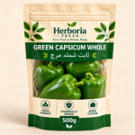 Herboria Fresh Green Capsicum Whole 500g hygienically packed fresh shimla mirch