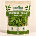 Herboria Fresh Mint Bunch Whole 100g hygienically packed fresh pudina leaves